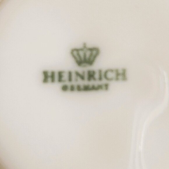 HEINRICH Germany Cup Saucer Plate Mixed Collection Wunsiedel Bavaria Porcelain - Picture 15 of 15